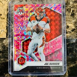 JOE BURROW MOSAIC PRIZM NO 47 PANINI CARD